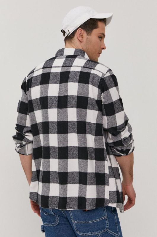 Сорочка Dickies чоловіча колір чорний regular класичний комір DK0A4XDZBLK-BLACK фото 2