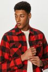 Сорочка Dickies чоловіча колір червоний regular класичний комір DK0A4XDZRDX-RED Сорочка Dickies чоловіча колір червоний regular класичний комір DK0A4XDZRDX-RED