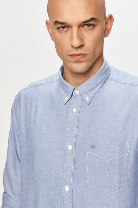 Wrangler - Бавовняна сорочка колір блакитний