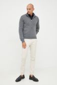 Сорочка Gant чоловіча колір чорний regular комір button-down