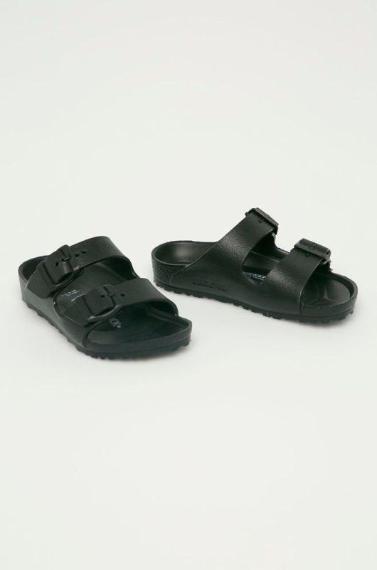 Birkenstock - Дитячі шльопанці Arizona Narrow Width колір чорний (1201510) фото 2