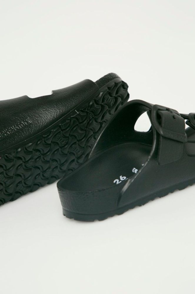 Birkenstock - Дитячі шльопанці Arizona Narrow Width колір чорний (1201510) фото 3