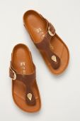 Birkenstock - Шкіряні в'єтнамки Gizeh Big Buckle 1018745-Cognac колір коричневий