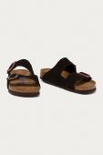 Birkenstock - Замшеві шльопанці Arizona Narrow Width 951313-Mocca колір коричневий