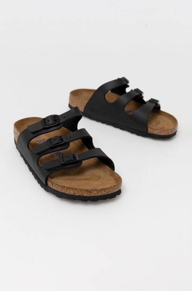 Шльопанці Birkenstock жіночі колір чорний Narrow Width 53013-Schwarz фото 2