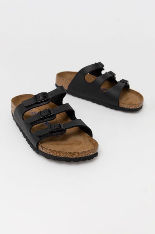 Шльопанці Birkenstock жіночі колір чорний Narrow Width 53013-Schwarz фото 2
