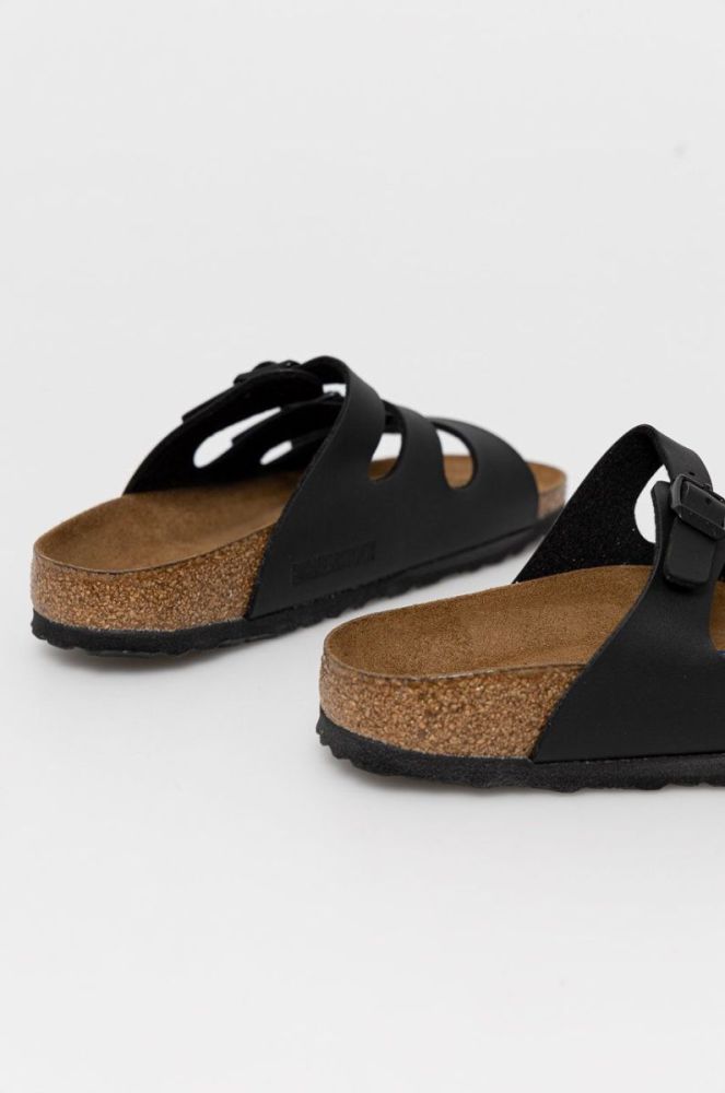 Шльопанці Birkenstock жіночі колір чорний Narrow Width 53013-Schwarz фото 3