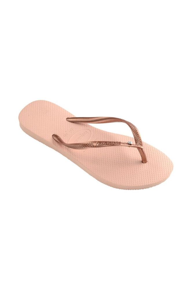В'єтнамки Havaianas жіночі колір рожевий на плоскому ходу фото 3