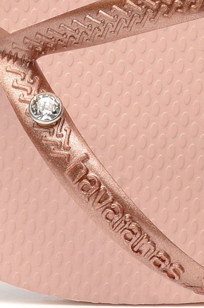 В'єтнамки Havaianas жіночі колір рожевий на плоскому ходу фото 5