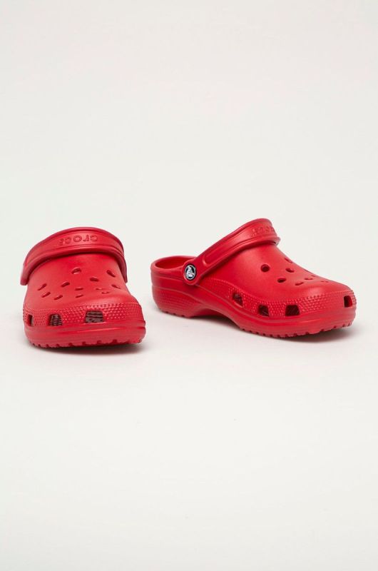 Шльопанці Crocs Classic жіночі колір червоний 10001 (1275806) фото 2