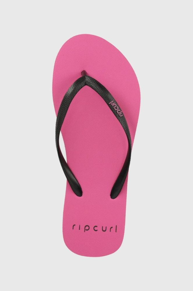 В'єтнамки Rip Curl жіночі колір рожевий на плоскому ходу фото 4