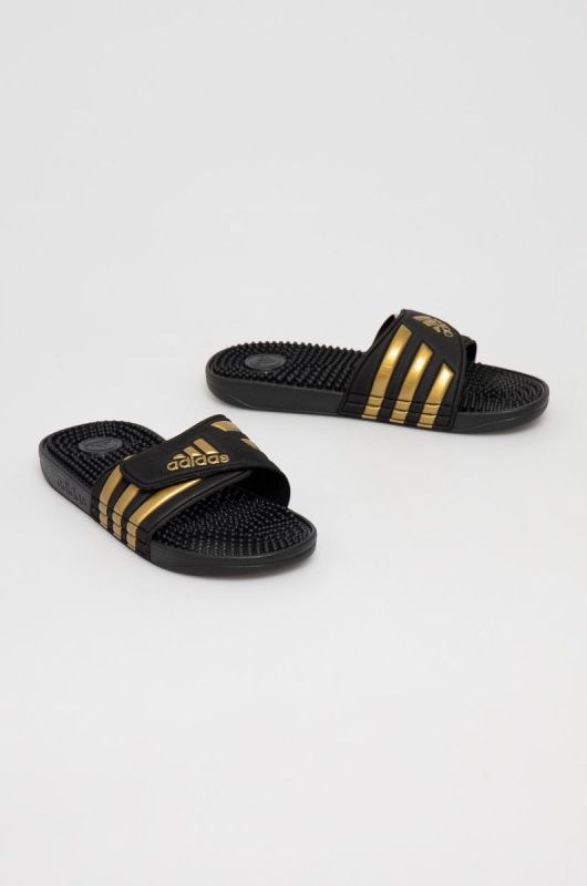 Шльопанці adidas жіночі колір чорний (1422056) фото 2