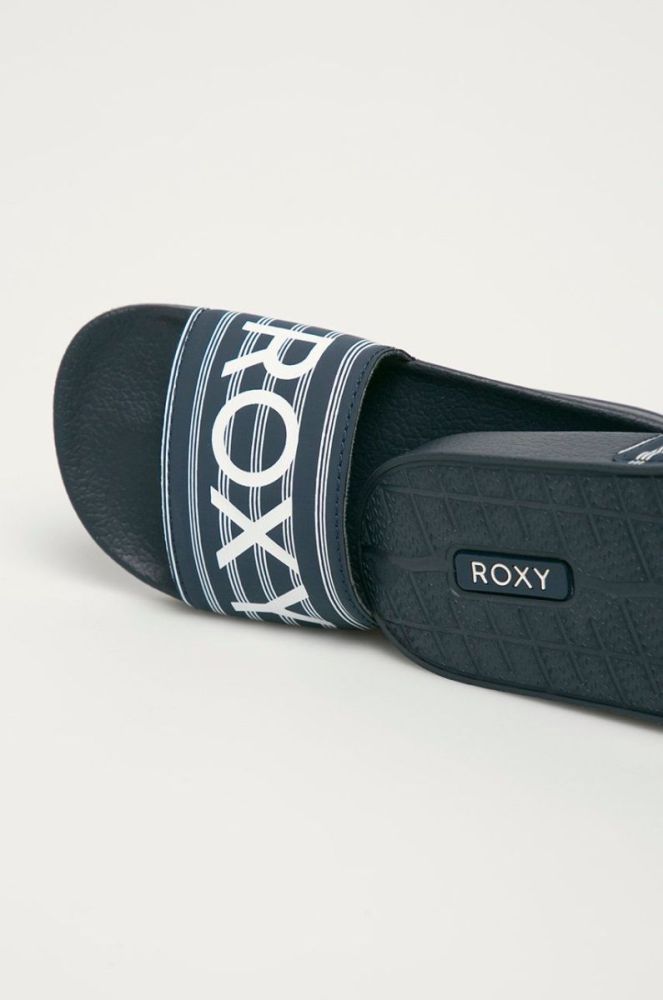 Дитячі шльопанці Roxy колір синій фото 3