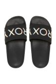 Дитячі шльопанці Roxy колір чорний