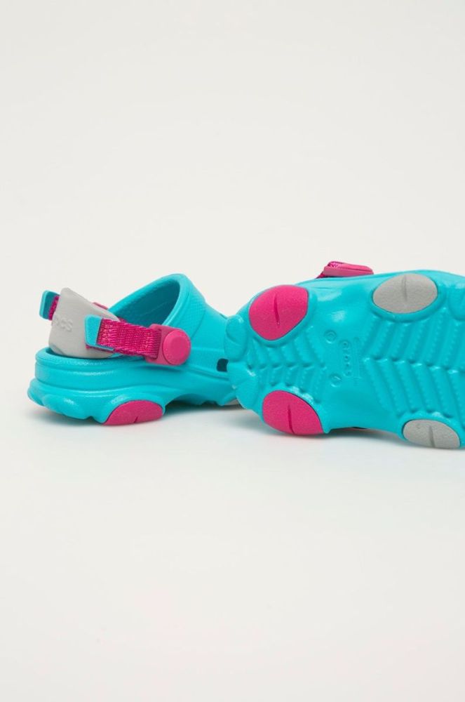 Дитячі шльопанці Crocs колір бірюзовий (1333554) фото 3