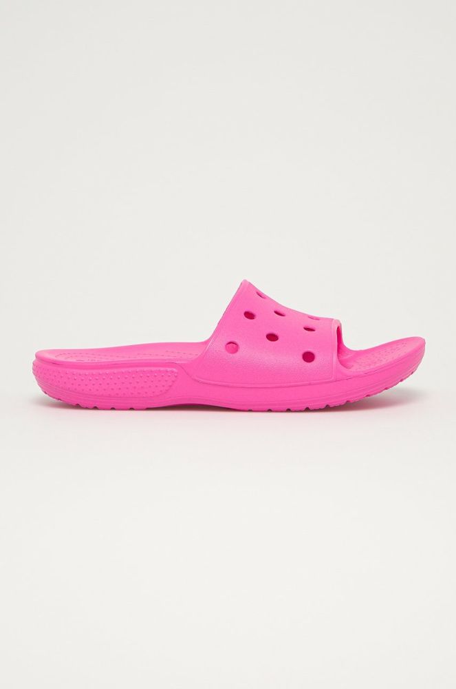 Дитячі шльопанці Crocs колір рожевий (1355785)