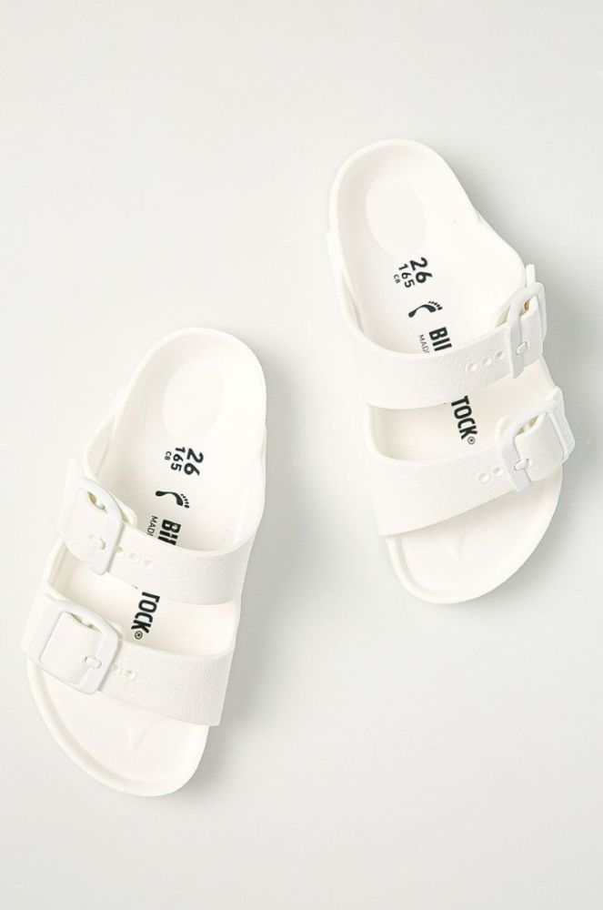 Birkenstock - Дитячі шльопанці Arizona колір білий (900636) фото 2