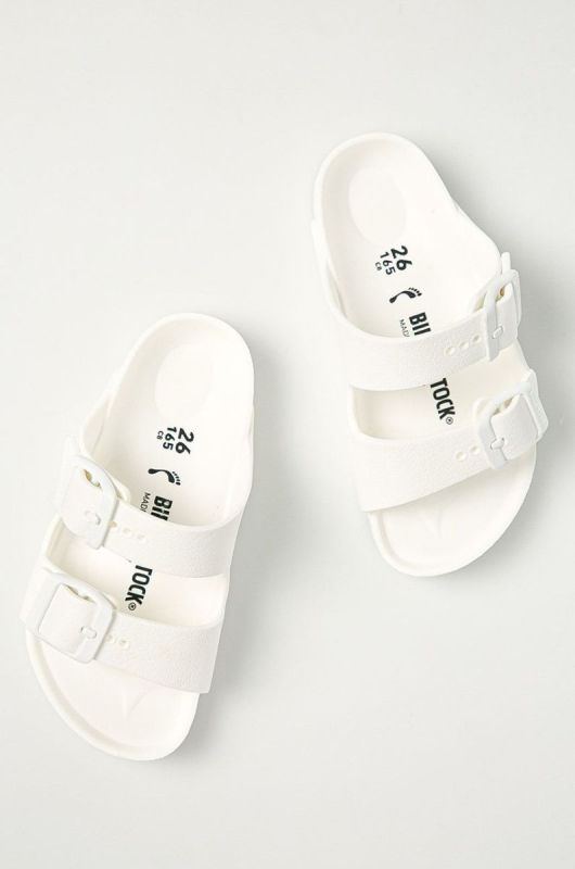 Birkenstock - Дитячі шльопанці Arizona колір білий (900636) фото 2