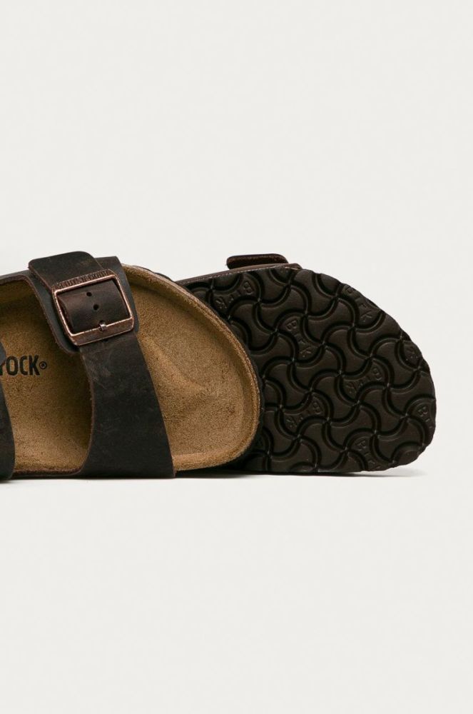 Birkenstock - Шкіряні шльопанці Arizona Regular Width 52531-Habana колір коричневий фото 3