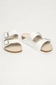 Birkenstock - Замшеві шльопанці Arizona Regular Width 51131-White колір білий Birkenstock - Замшеві шльопанці Arizona Regular Width 51131-White колір білий