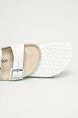 Birkenstock - Замшеві шльопанці Arizona Regular Width 51131-White колір білий Birkenstock - Замшеві шльопанці Arizona Regular Width 51131-White колір білий