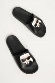 Karl Lagerfeld - Шльопанці колір чорний (1298444)