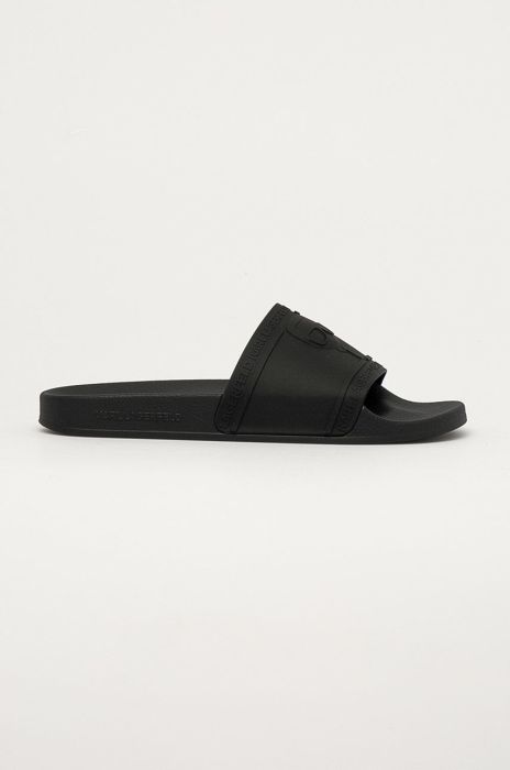Шльопанці Karl Lagerfeld чоловічі колір чорний Шльопанці Karl Lagerfeld чоловічі колір чорний