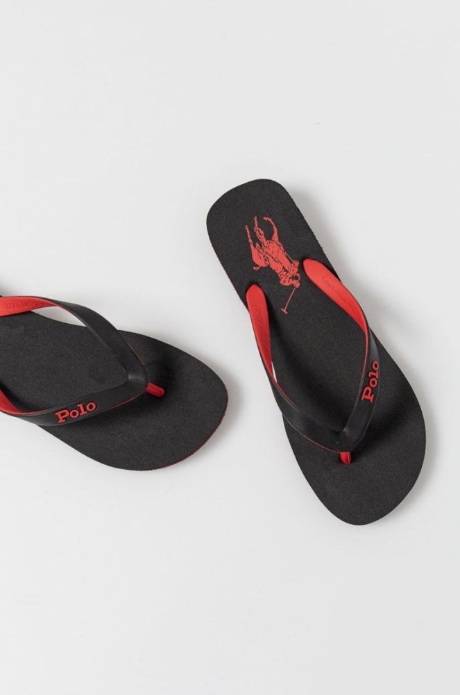 В'єтнамки Polo Ralph Lauren чоловічі колір чорний (1401368) фото 2