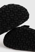 Замшеві шльопанці Birkenstock чоловічі колір чорний