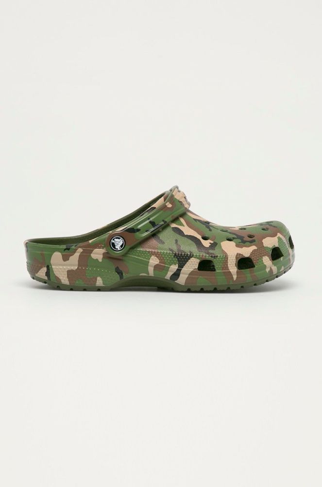 Шльопанці Crocs Classic Pritned Camo Clog чоловічі колір зелений 206454 RINTED.CAMO.CLOG.206454-ARMYGREEN/