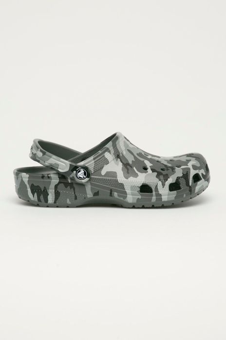 Шльопанці Crocs Classic Pritned Camo Clog чоловічі 206454 RINTED.CAMO.CLOG.206454-ARMYGREEN/ колір сірий
