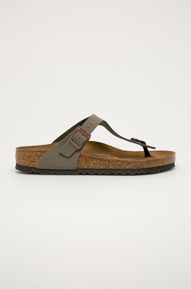 В'єтнамки Birkenstock Gizeh колір сірий 43391