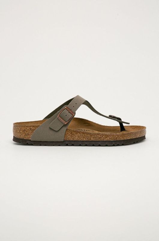 Вьетнамки Birkenstock Gizeh цвет серый 43391