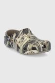 Шльопанці Crocs Classic Realtree колір зелений 12132 CLASSIC.REALTREE.12132-khaki