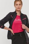 Куртка CMP жіноча колір чорний перехідна