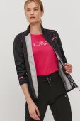 Куртка CMP жіноча колір чорний перехідна