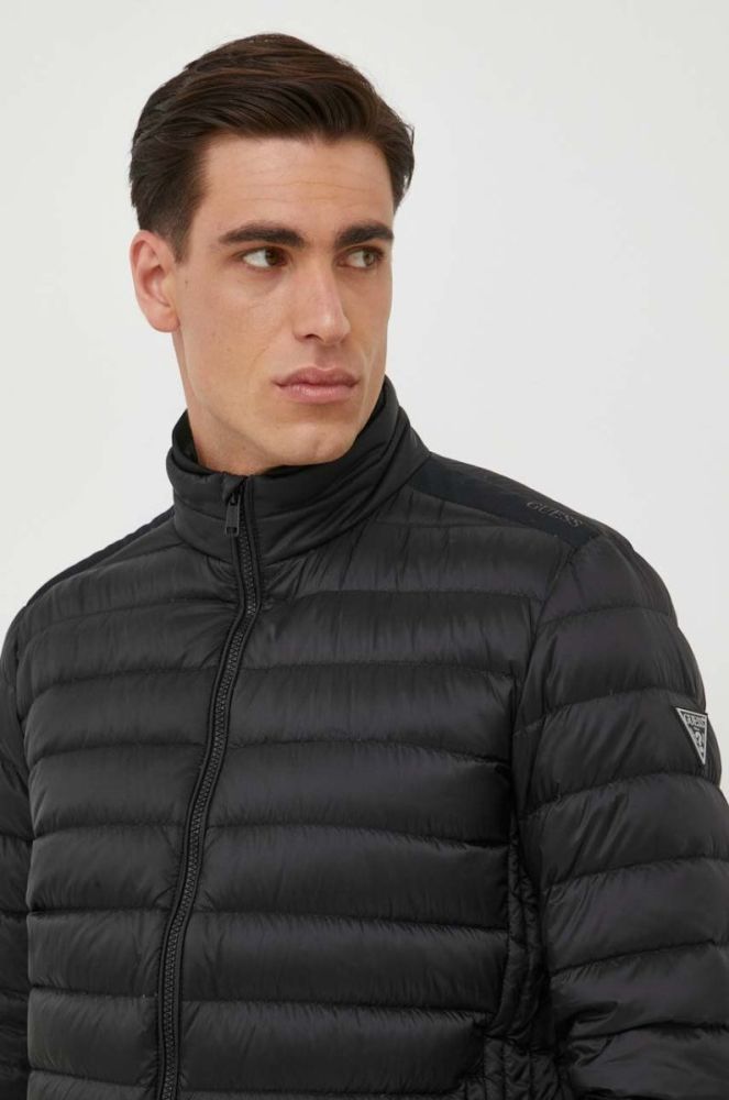 Guess - Пухова куртка колір чорний фото 4