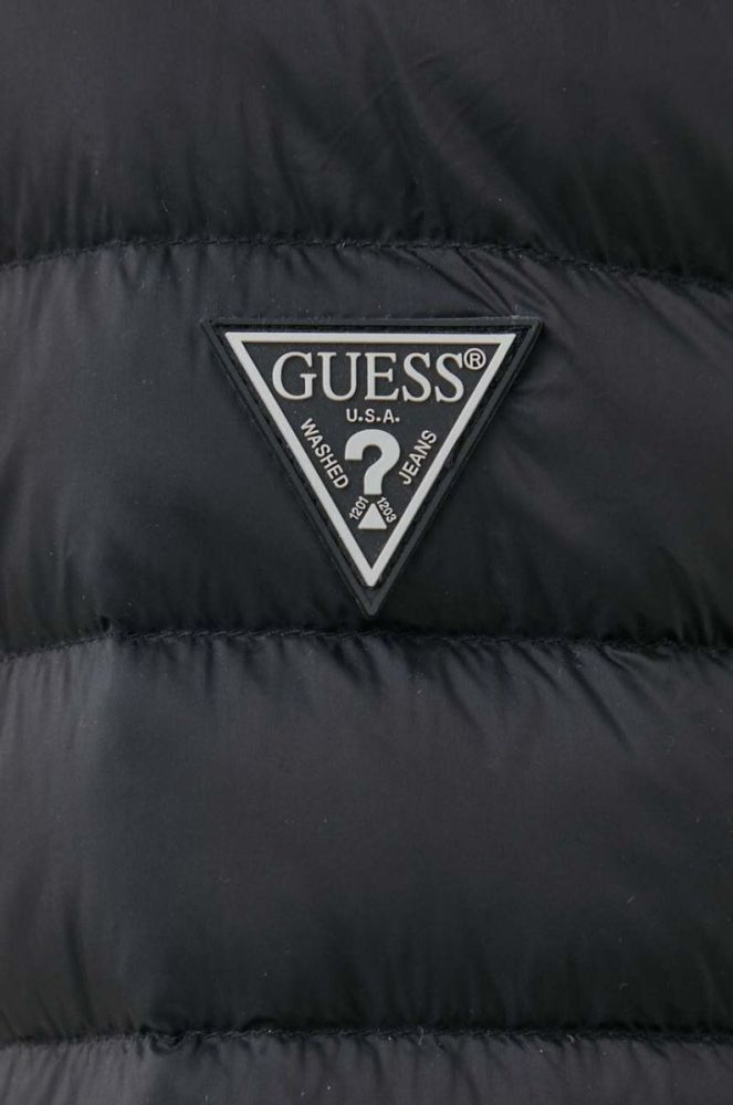 Guess - Пухова куртка колір чорний фото 5