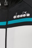 Кофта Diadora чоловіча колір чорний з аплікацією
