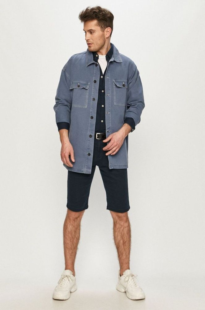 Джинсова куртка Dr. Denim перехідна колір блакитний (1333604) фото 2