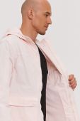 Куртка Lyle & Scott чоловіча колір рожевий перехідна