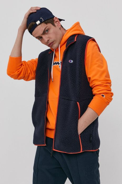 Безрукавка Champion 215116 чоловіча колір синій перехідний