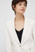 Піджак Mos Mosh колір бежевий однобортний однотонна