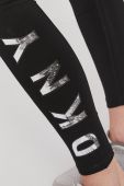 Легінси Dkny жіночі колір чорний з принтом (1456390)
