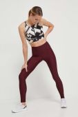 Легінси для тренувань Under Armour колір бордовий однотонні