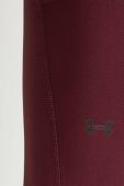 Легінси для тренувань Under Armour колір бордовий однотонні