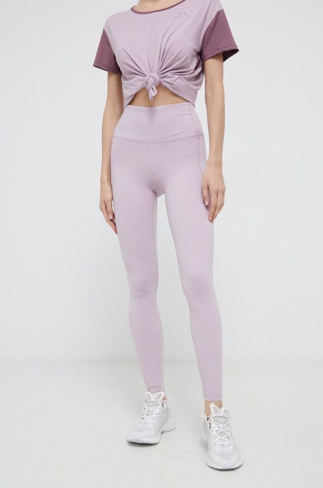 Легінси для тренувань Under Armour Meridian жіночі колір фіолетовий однотонні 1355916-001 фото 2