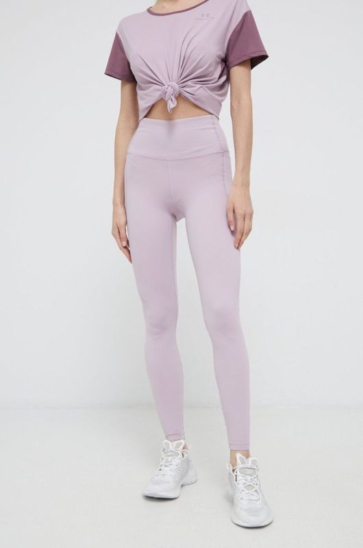 Легінси для тренувань Under Armour Meridian жіночі колір фіолетовий однотонні 1355916-001 фото 2
