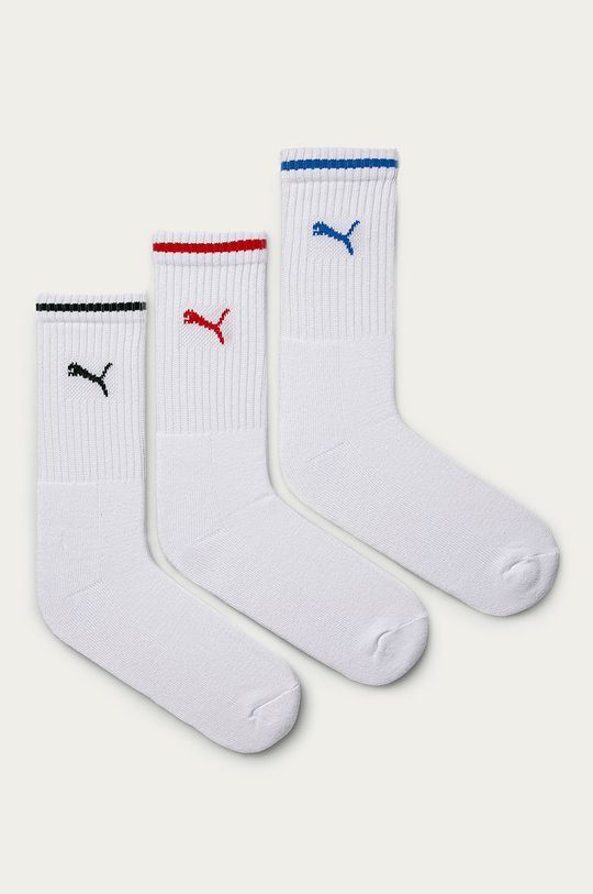 Puma - Шкарпетки (3-pack) 907941.D колір білий