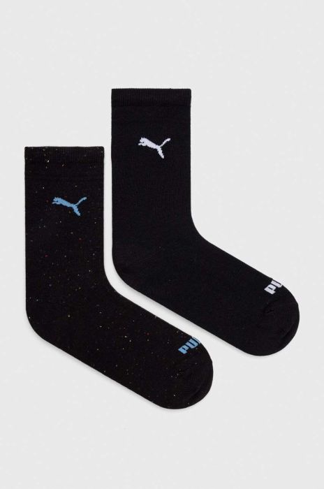 Шкарпетки Puma 2-pack жіночі колір чорний (3599053)